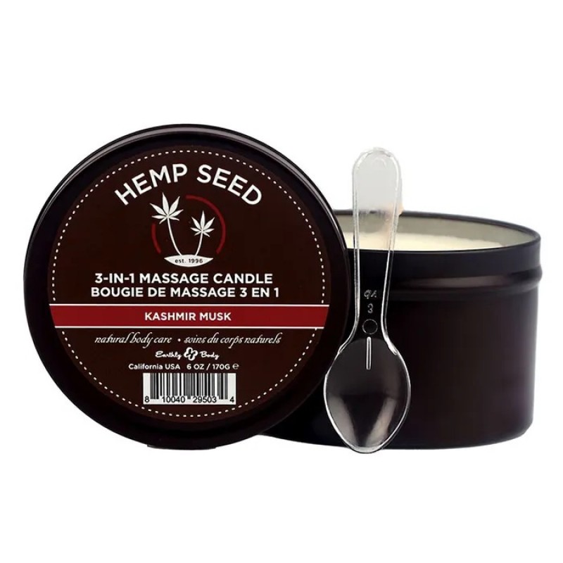 Hemp Seed 3-In-1 Massage Candle - Kashmir Musk